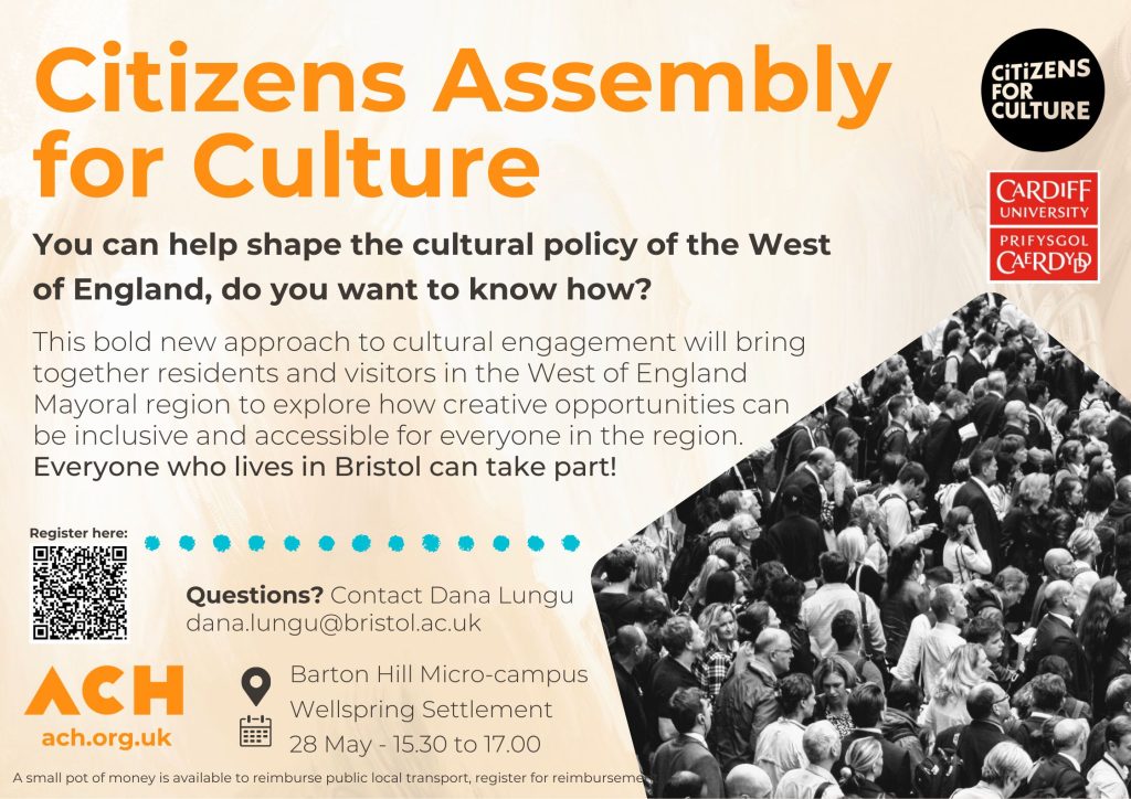 Citizens Assembly for Culture Public Session - Barton Hill Microcampus